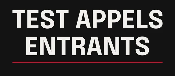 Test appels entrants